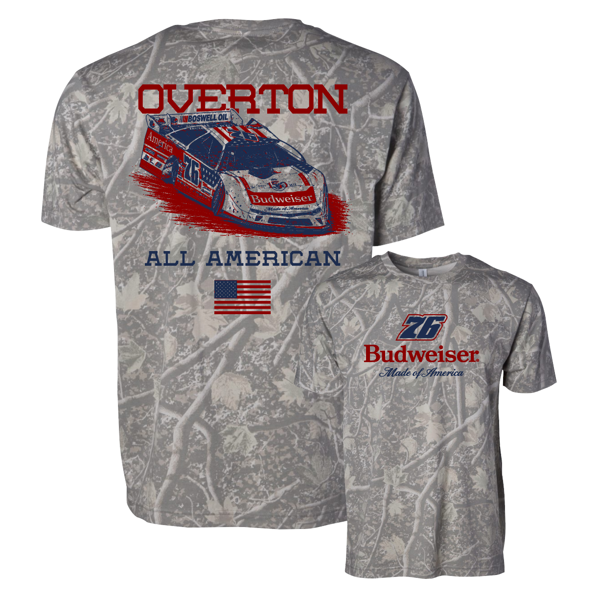 Overton 76 All American Deadwood Camo Tee