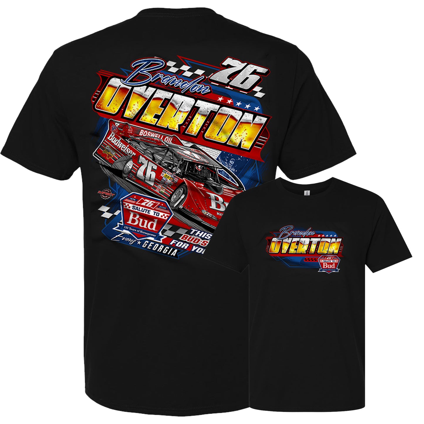 Overton 76 This Buds for You Throwback Tee