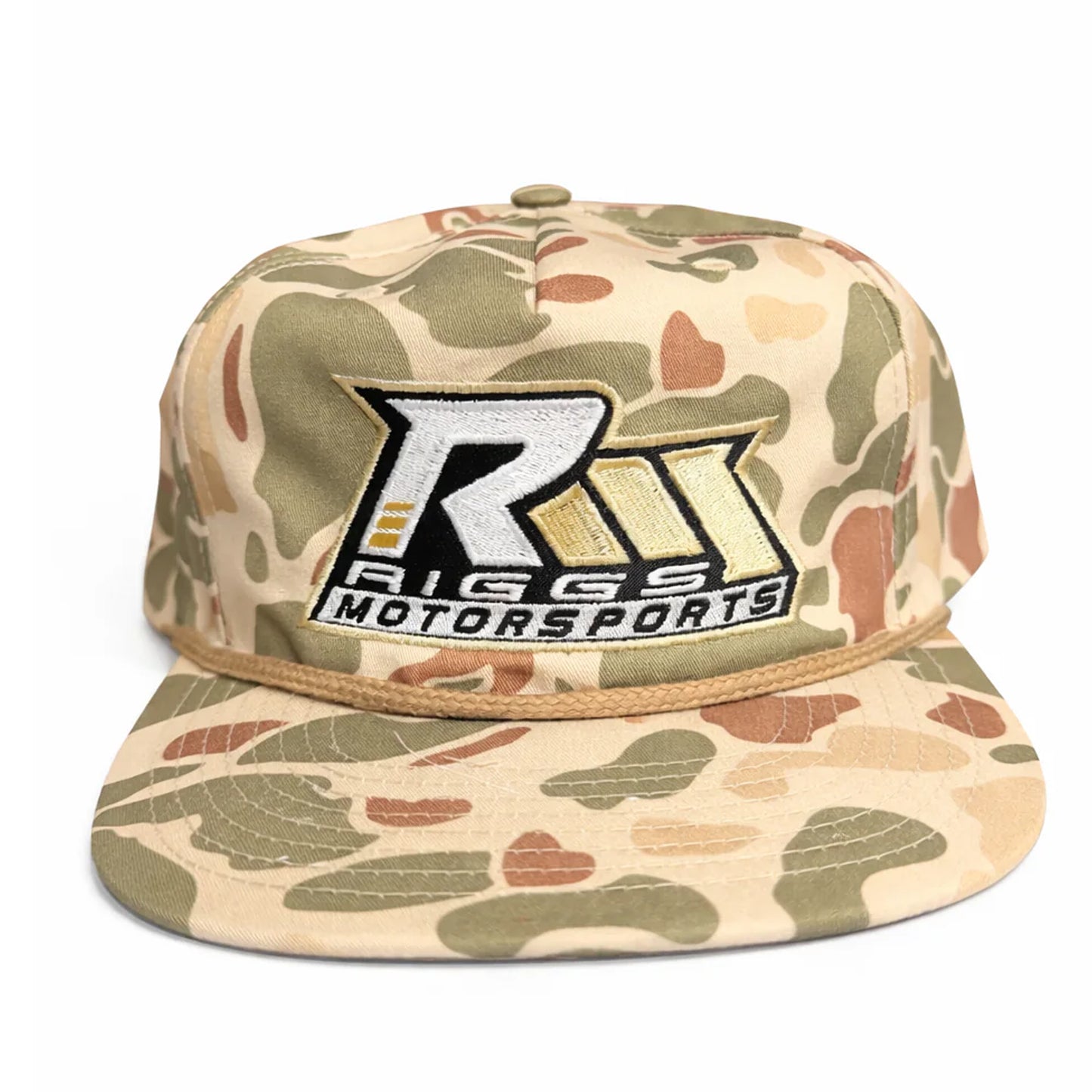 Camo Flat Bill Rope Riggs Motorsports