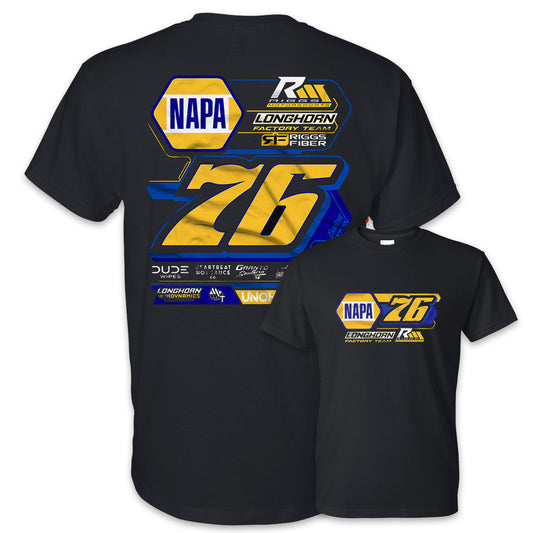Overton 76 Napa Crew Tee Black