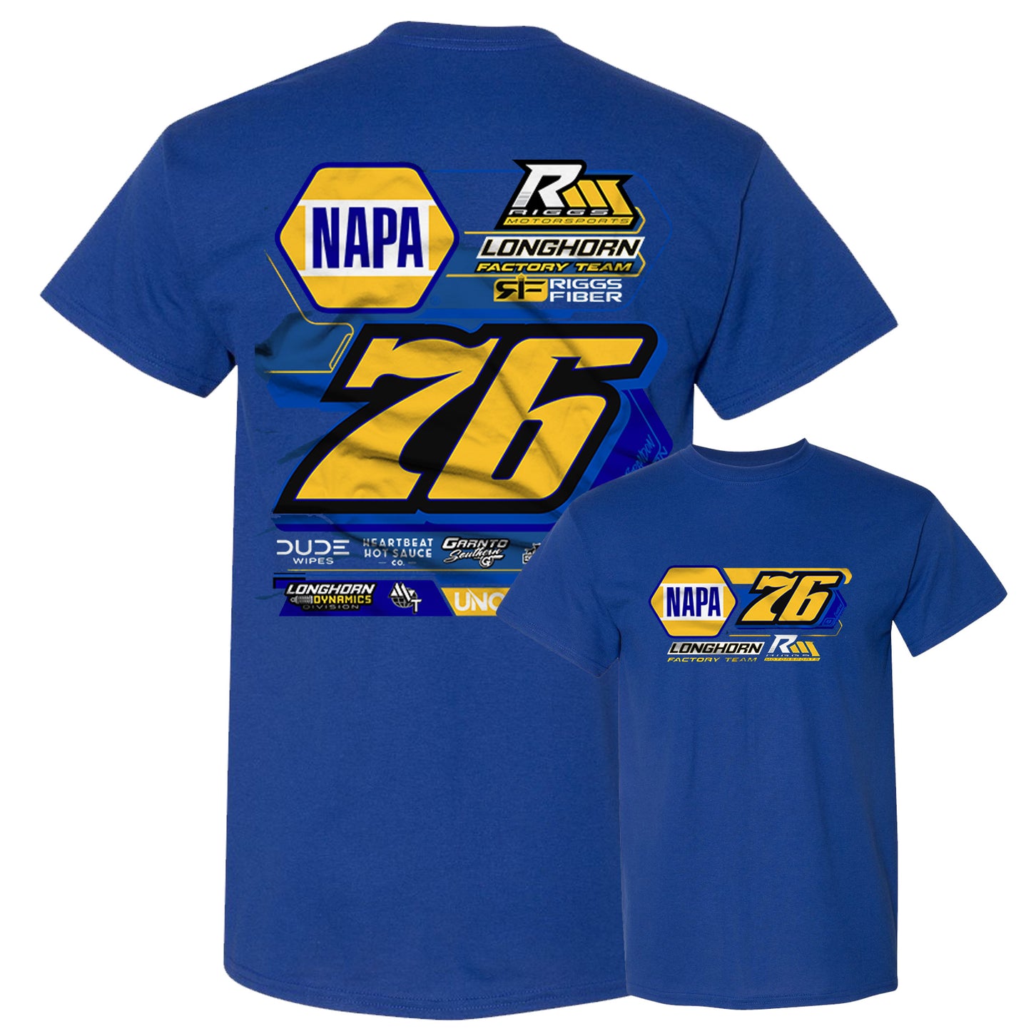 Overton 76 Napa Crew Tee Black