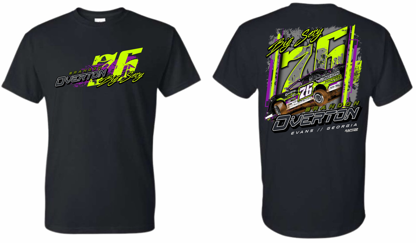Overton 76 Purple&Yellow TEE