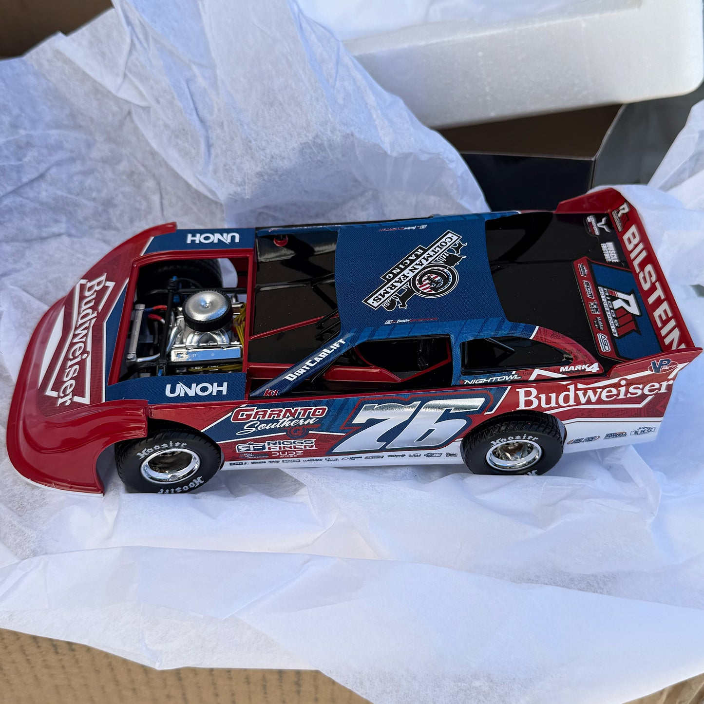 **PRE-ORDER** Overton #76 Budweiser 1:24 Diecast