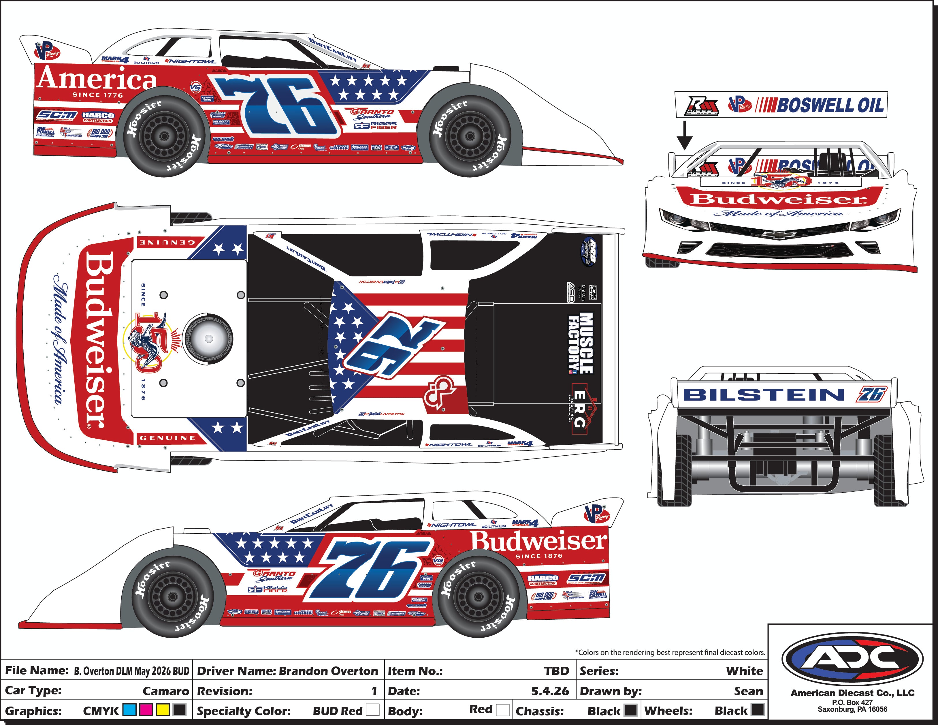 Brandon Overton Salute to Bud Series 2 of 4 | 150th Anniversary 1