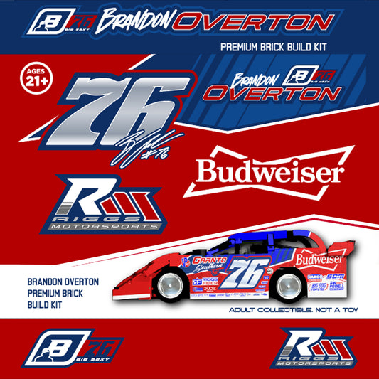 2026 Brandon Overton Budweiser Brickin Fast Kit (Adult 21+)