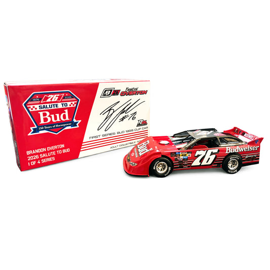 Brandon Overton Salute to Bud Series 1 of 4 | Dale Jr. Throwback 1:24 ADC Diecast