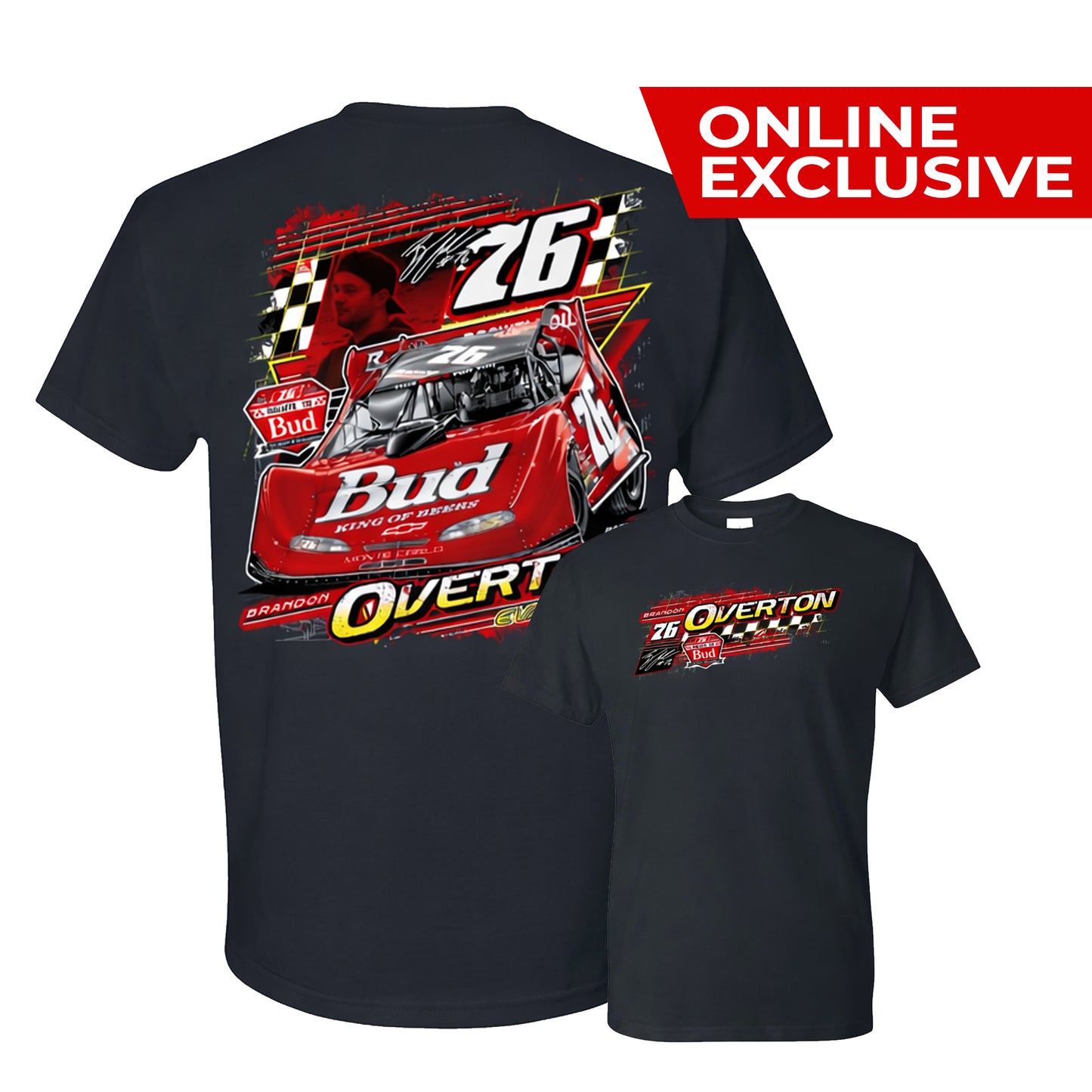 Overton 76 Salute to Bud Throwback Tee