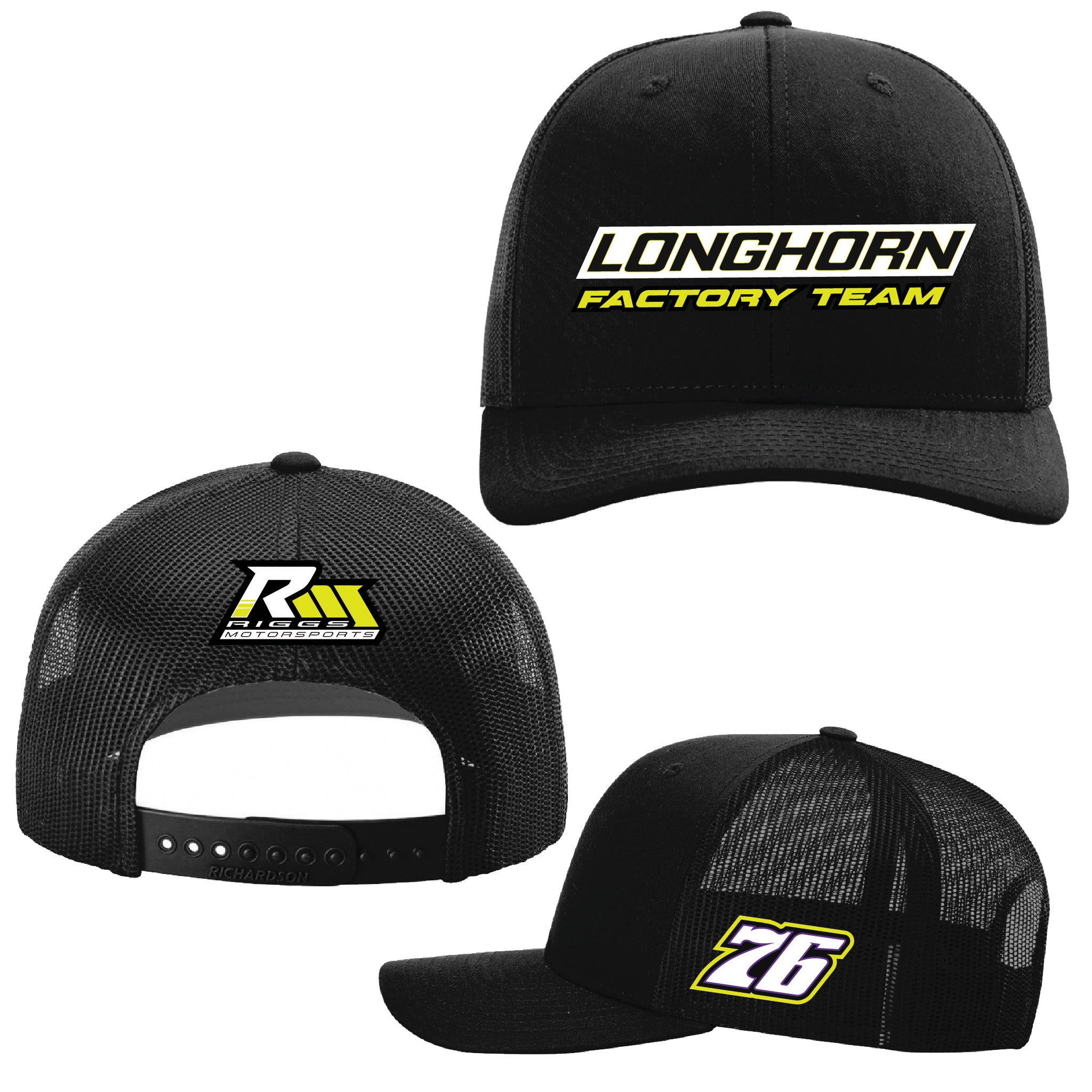 Black / Black Longhorn Factory Richardson 112