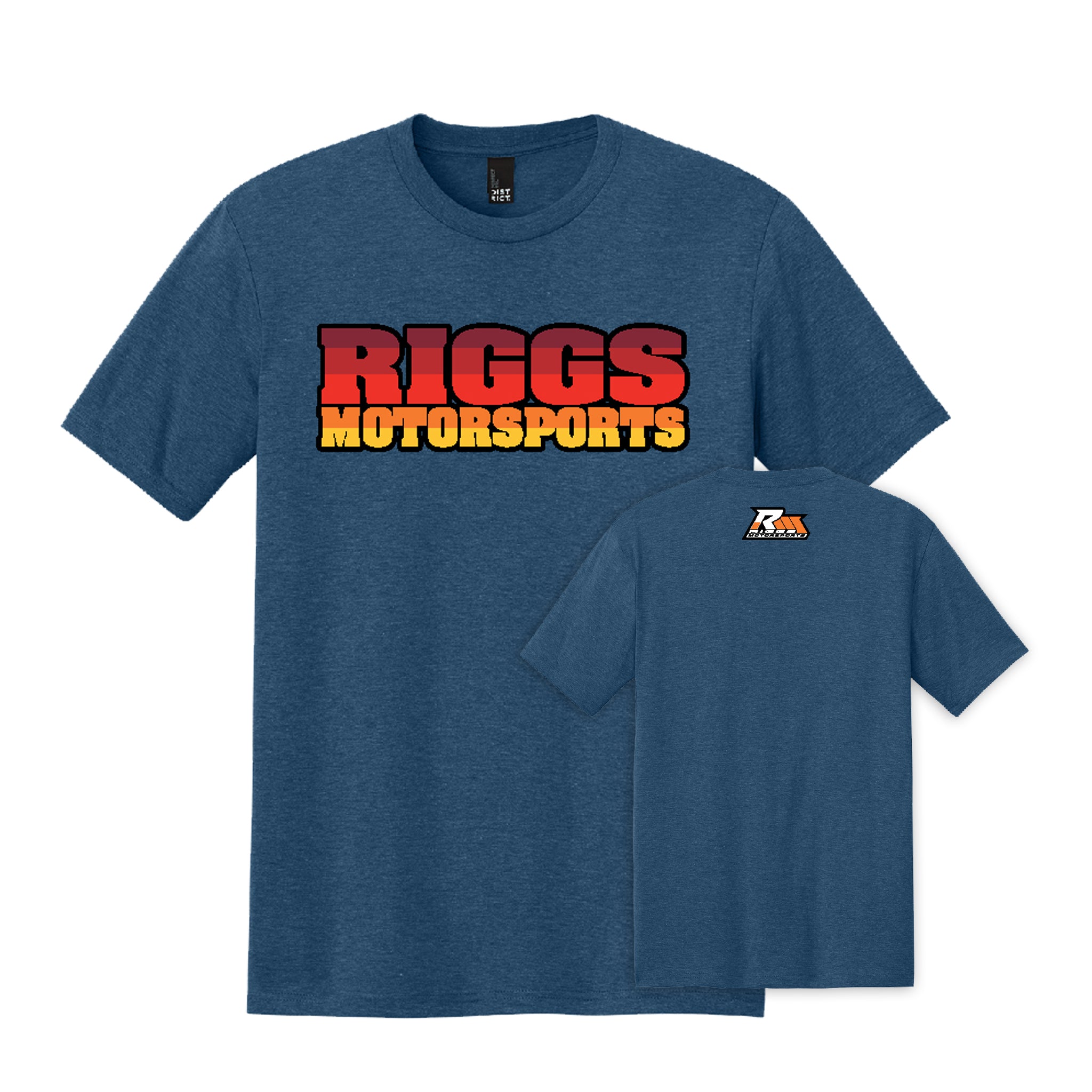 Riggs Motorsports Retro Typeface Tee