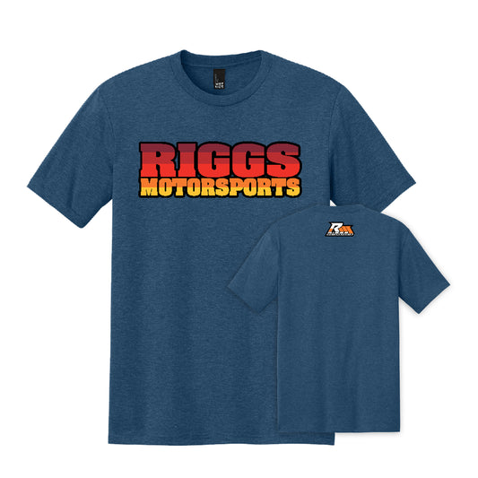 Riggs Motorsports Retro Typeface Tee
