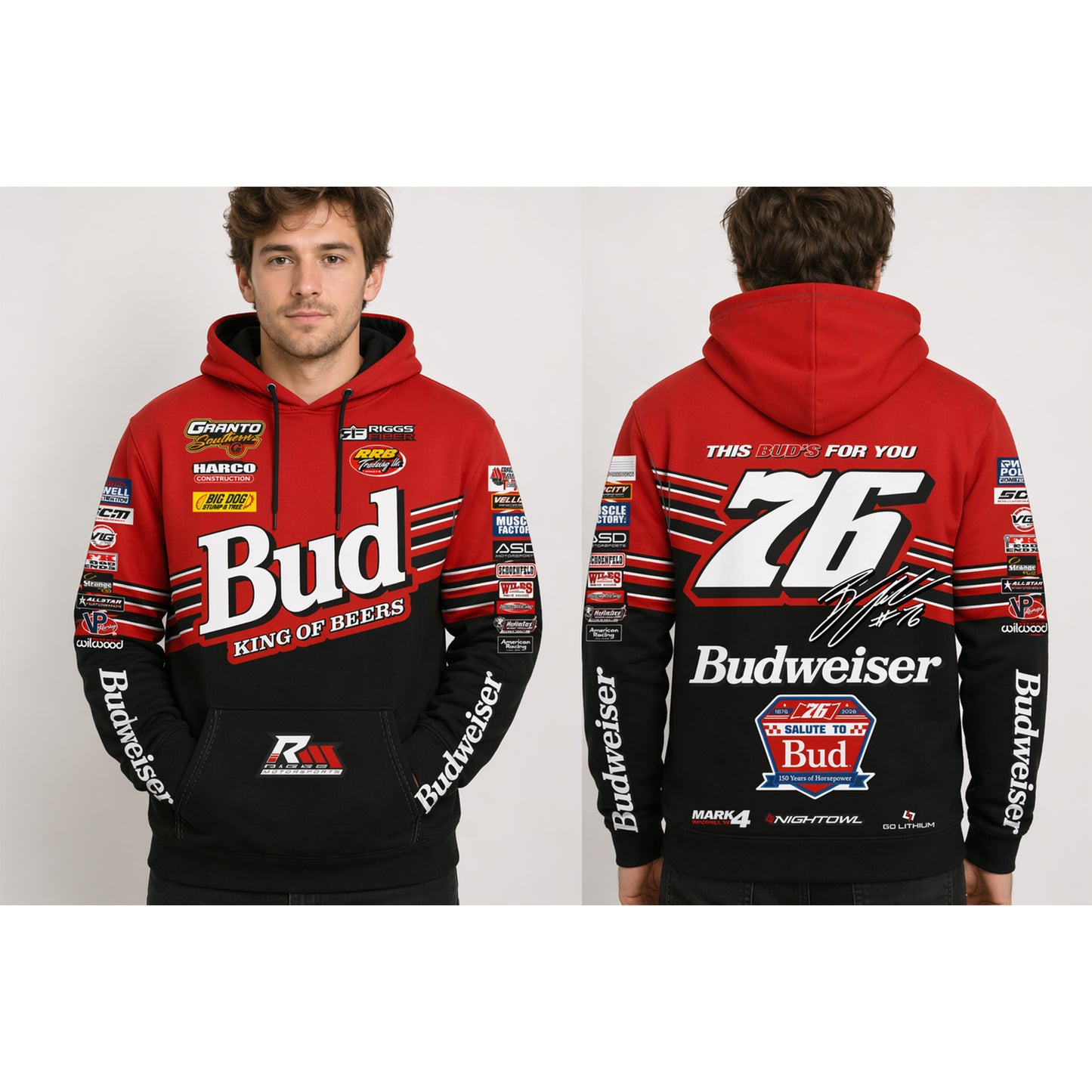 Salute to Bud Throwback Team Hoodie