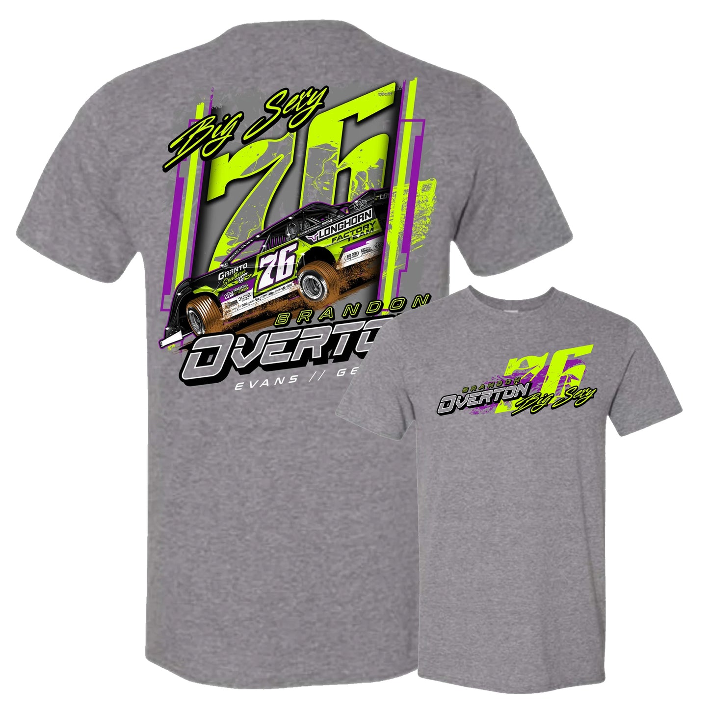 Overton 76 Purple&Yellow TEE
